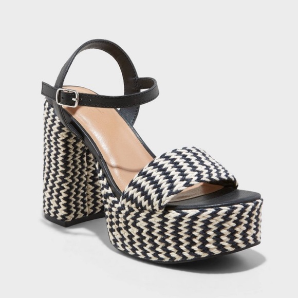 Universal Thread Shoes - Women’s India Platform Heels with Memory Foam Insole -Universal Thread
